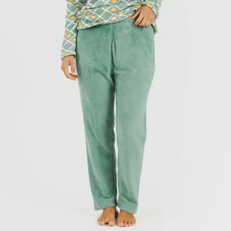 Pijama coral Ilena verde
