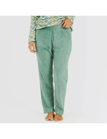 Pijama coral Ilena verde Pijama coral Ilena verde