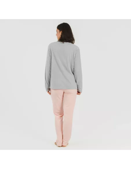 Pijama polar Gnome rosa