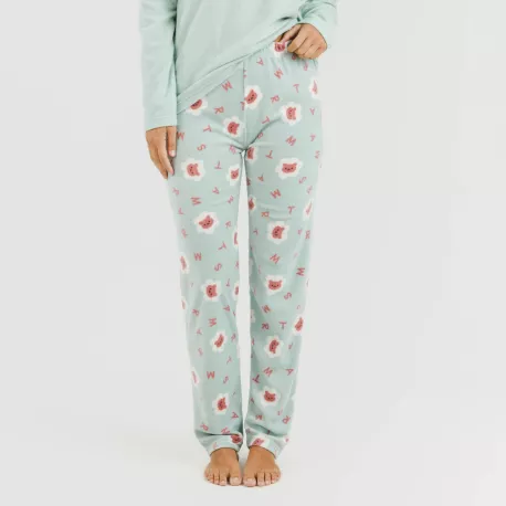Pijama polar Nolan verde