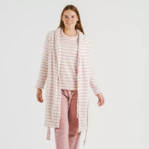 Roupão coral Jeannine rosa 2