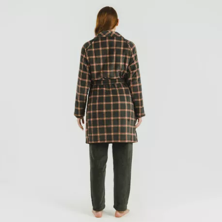 Roupão coral Cuadro Nelby verde caça