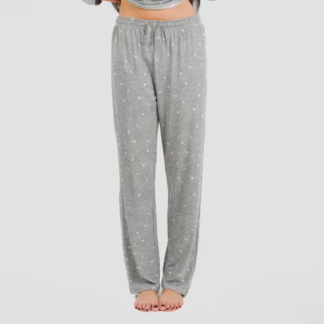 Pijama mulher soft Ambarina cinza marengo