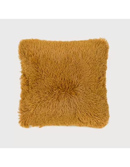 Almofada pelo sherpa lisa 45x45