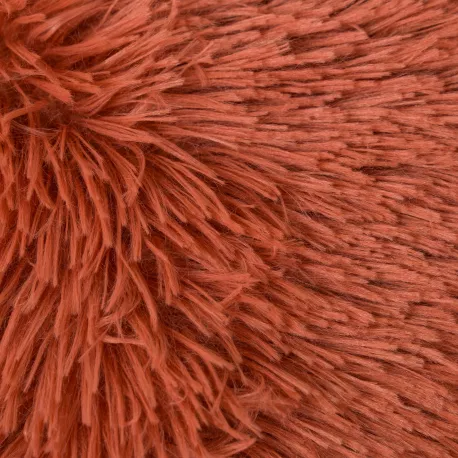 Almofada pelo sherpa lisa 45x45