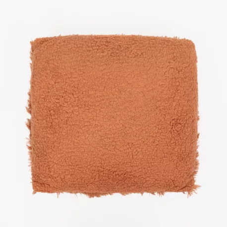 Almofada pelo sherpa lisa 45x45