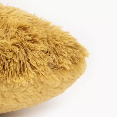 Almofada pelo sherpa lisa 45x45