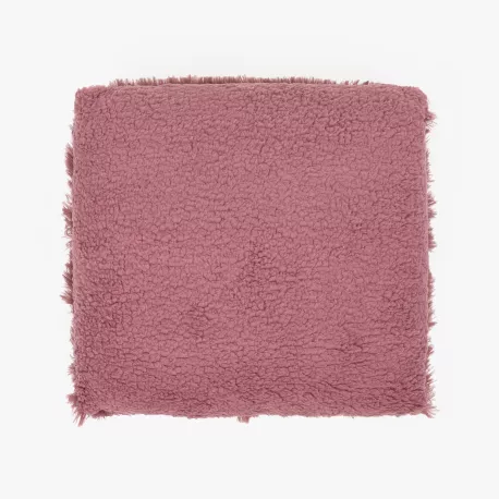 Almofada pelo sherpa lisa 45x45