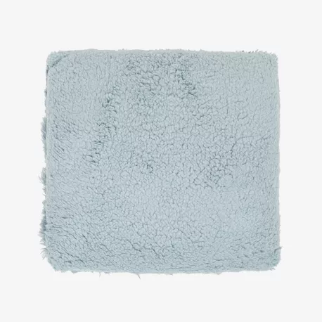 Almofada pelo sherpa lisa 45x45