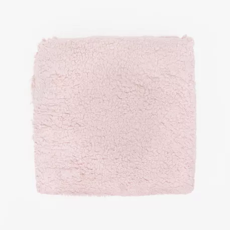 Almofada pelo sherpa lisa 45x45