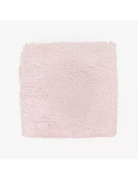 Almofada pelo sherpa lisa 45x45