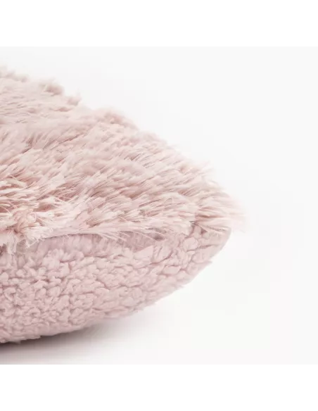 Almofada pelo sherpa lisa 45x45