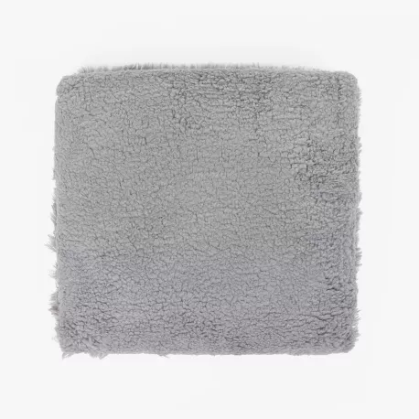 Almofada pelo sherpa lisa 45x45