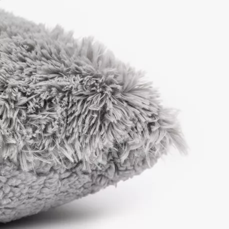 Almofada pelo sherpa lisa 45x45