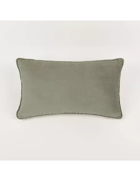 Almofada retangular 30x50 veludo algodão lisa