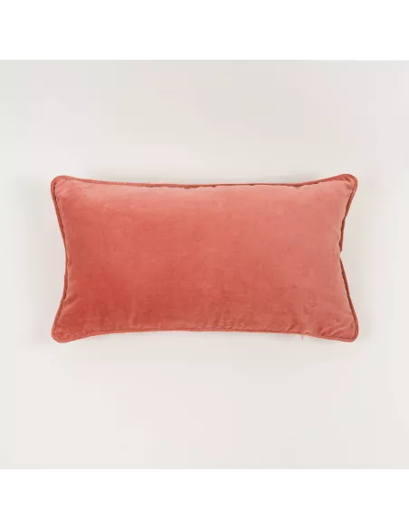 Almofada retangular 30x50 veludo algodão lisa