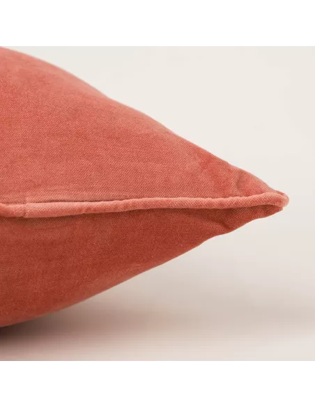 Almofada retangular 30x50 veludo algodão lisa