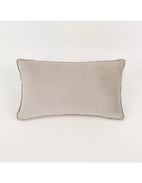 Almofada retangular 30x50 veludo algodão lisa