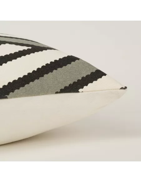 Almofada algodão Diamante bicolor lisa 45x45