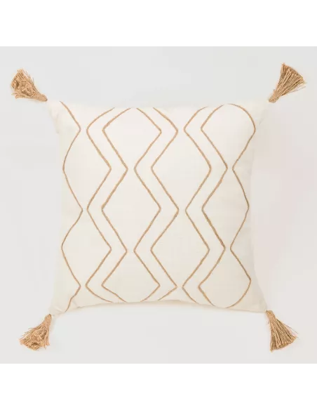 Almofada algodão Zig lisa 45x45 Almofada algodão Zig lisa 45x45