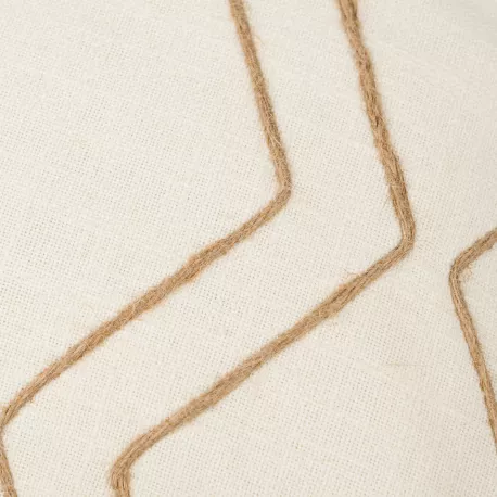 Almofada algodão Zig lisa 45x45