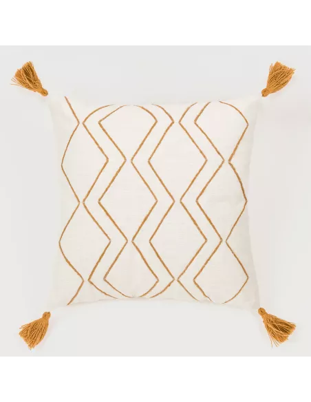 Almofada algodão Zig lisa 45x45 Almofada algodão Zig lisa 45x45