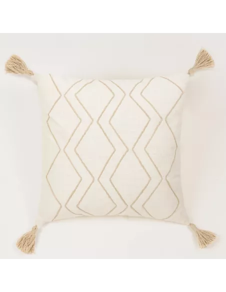 Almofada algodão Zig lisa 45x45 Almofada algodão Zig lisa 45x45