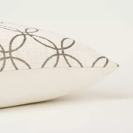 Almofada algodão Circulo lisa 45x45