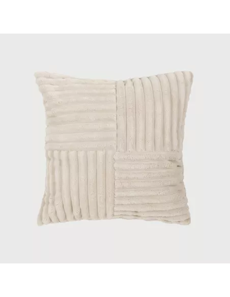 Almofada Pana pelo cruzado lisa 45x45