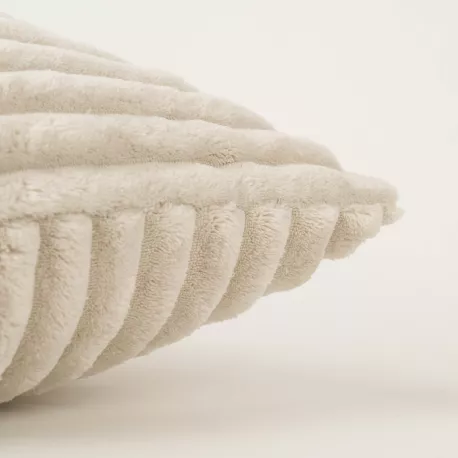 Almofada Pana pelo cruzado lisa 45x45