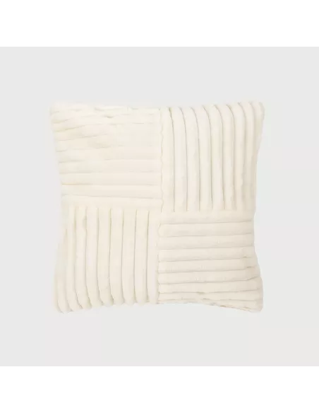 Almofada Pana pelo cruzado lisa 45x45