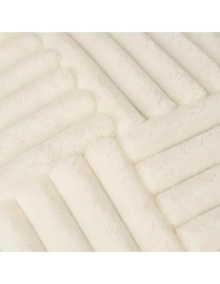 Almofada Pana pelo cruzado lisa 45x45