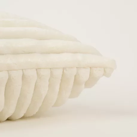 Almofada Pana pelo cruzado lisa 45x45