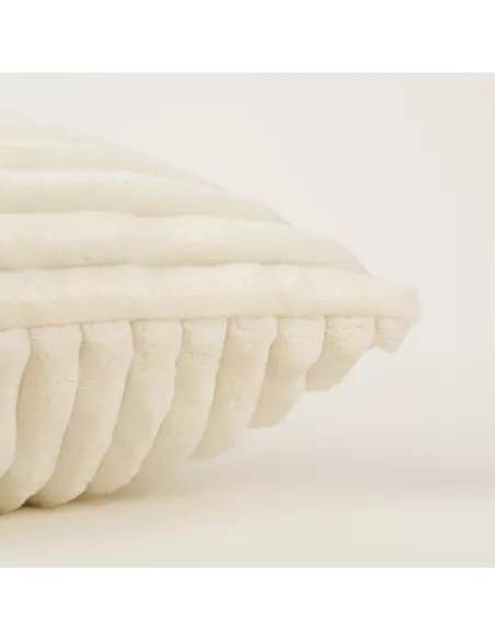 Almofada Pana pelo cruzado lisa 45x45