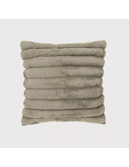 Almofada efeito pelo Raya lisa 50x50 Almofada efeito pelo Raya lisa 50x50