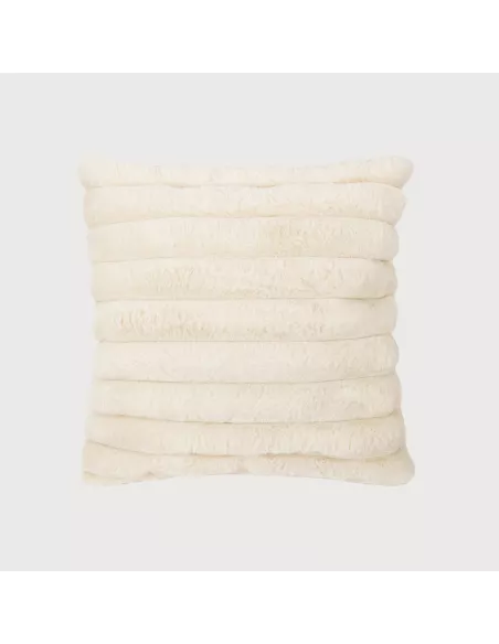Almofada efeito pelo Raya lisa 50x50 Almofada efeito pelo Raya lisa 50x50
