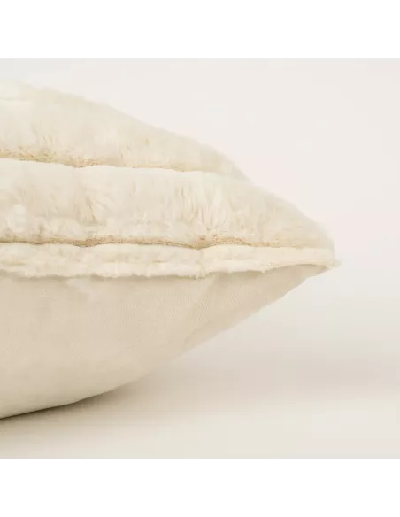 Almofada efeito pelo Raya lisa 50x50 Almofada efeito pelo Raya lisa 50x50