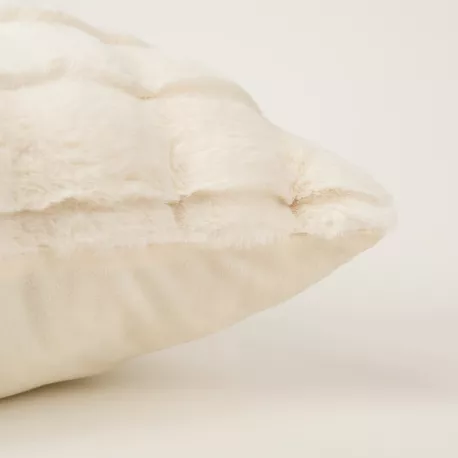 Almofada efeito pelo Ondas lisa 50x50