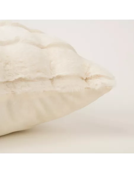 Almofada efeito pelo Ondas lisa 50x50 Almofada efeito pelo Ondas lisa 50x50