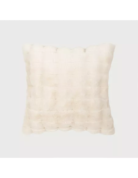 Almofada efeito pelo Ondas lisa 50x50 Almofada efeito pelo Ondas lisa 50x50