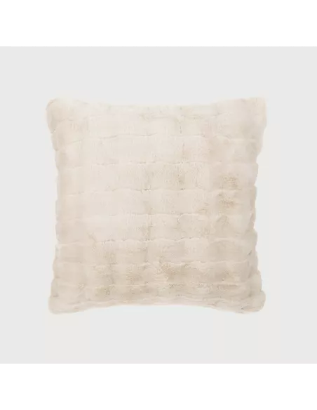 Almofada efeito pelo Ondas lisa 50x50 Almofada efeito pelo Ondas lisa 50x50