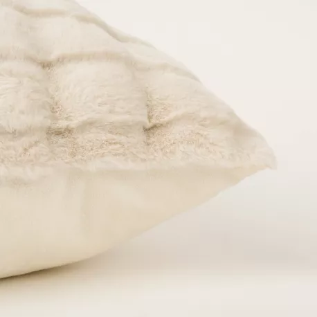 Almofada efeito pelo Ondas lisa 50x50