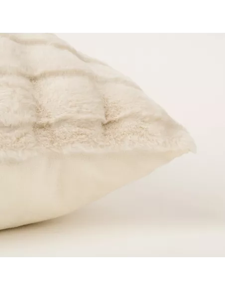 Almofada efeito pelo Ondas lisa 50x50 Almofada efeito pelo Ondas lisa 50x50