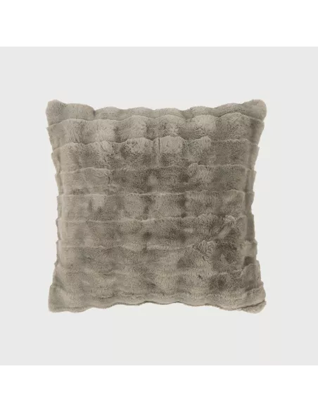Almofada efeito pelo Ondas lisa 50x50 Almofada efeito pelo Ondas lisa 50x50