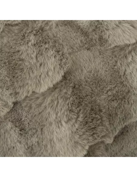 Almofada efeito pelo Ondas lisa 50x50 Almofada efeito pelo Ondas lisa 50x50