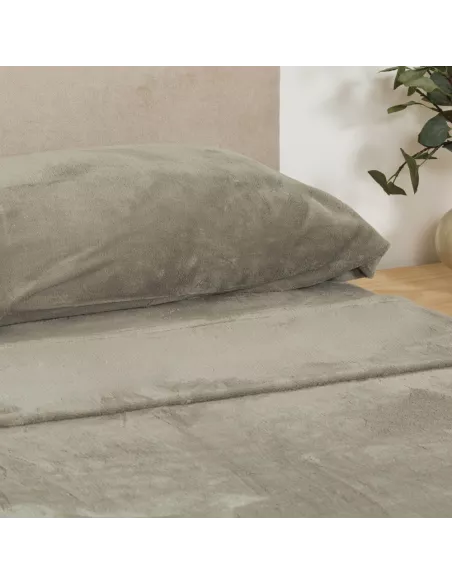 Jogo de lençóis veludo liso