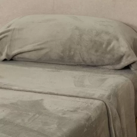 Jogo de lençóis veludo liso