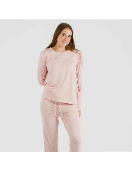 Pijama mulher soft Baby rosa palo