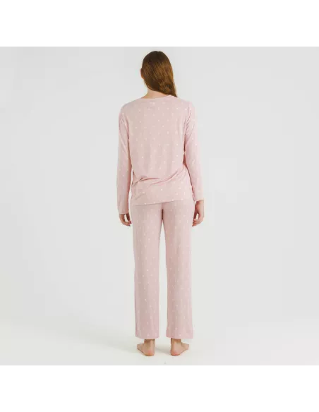 Pijama mulher soft Baby rosa palo