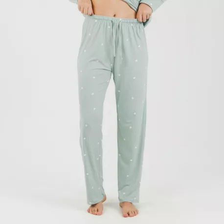 Pijama mulher soft Choer verde tiffany